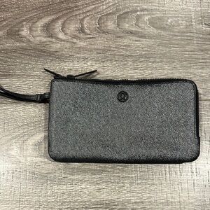 Lululemon glitter wristlet with Logo